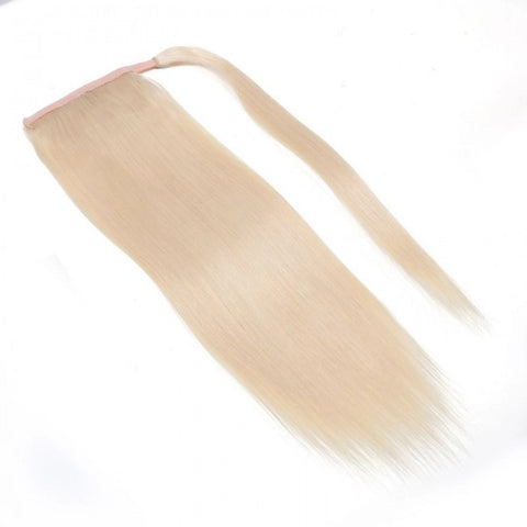 Betty's 613 Blonde Straight Clip In Ponytail Extension Human Hair