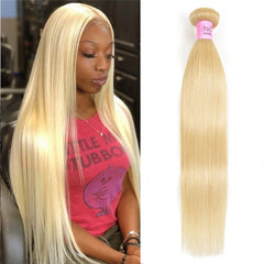 Lizy Brazilian Virgin Hair Straight Hair One Bundle Unprocessed Virgin Remy Human Hair Straight Hair Weave Blonde Color Icenu Series