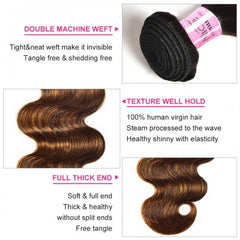 Rana Resilient Body Wave Human Hair Weave #FB30 Super Human Hair 1 Bundle