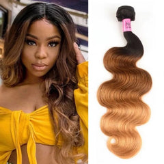 Anni Hair Body Wave Virgin Hair 1 Bundle Unprocessed Ombre Human Hair Wave