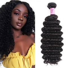 Eve Hair Icenu Series 1 Pieces Deep Wave Human Virgin Hair Weaving