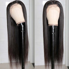 Lyans Straight Full Lace Human Hair Wigs 250% Density Remy Hair Wig