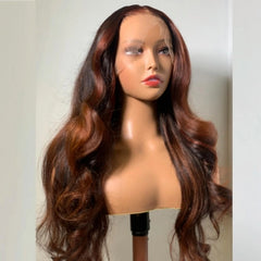 Gracie 13x4 Lace Brunette Bombshell Blowout Body Wave Wig