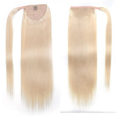 Betty's 613 Blonde Straight Clip In Ponytail Extension Human Hair