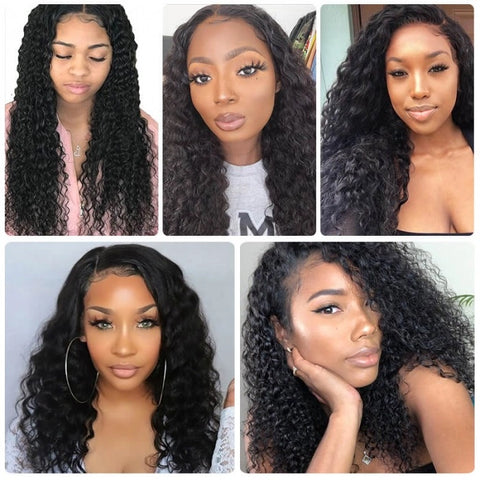 Roma Hair 3 Bundles Deep Wave Hair Weft With 13x4 Lace Frontal