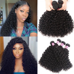 Rosa Hair Brazilian Jerry Curly Virgin Hair 4packs