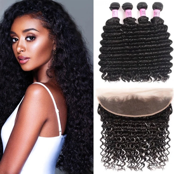 4 Bundles With 13x4 Frontal