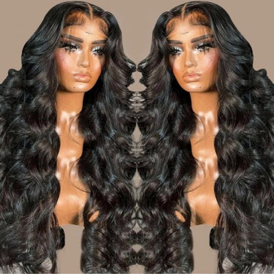 Monames 13x6 HD Skin Melt Lace Front Body Wave Wig Perfect Hairline Bleached Knots