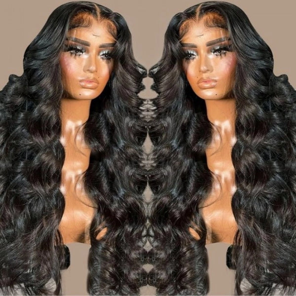 Monames 13x6 HD Skin Melt Lace Front Body Wave Wig Perfect Hairline Bleached Knots