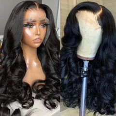 Monames 13x6 HD Skin Melt Lace Front Body Wave Wig Perfect Hairline Bleached Knots