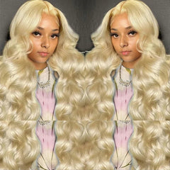 Bayo 13x6 Hd Lace 613 Body Wave Frontal Wig 100% Human Hair 13x4 Brazilian Curly Blonde Wig For Women Preplucked Ready To Go