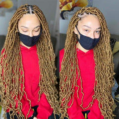 Blonde Faux Locs