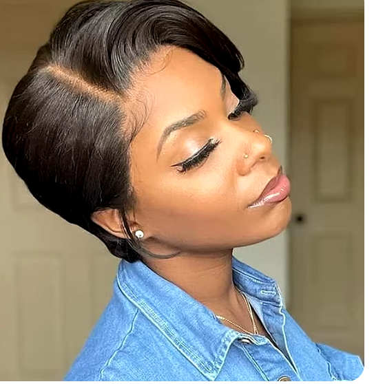 Sussy Pre-styled Short Straight Wig for African American Women