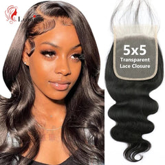 Bih Body Wave Lace Frontal Closure Only 4x4 Lace Closure Brazilian Remy Hair Pre Plucked 100% Human Hair Body WaveLace Frontal 13x4